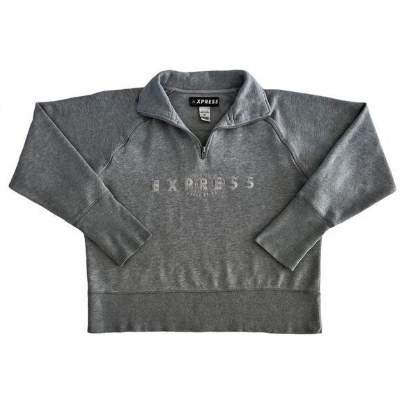 VINTAGE 90’s Express Quarter-Zip Pullover - Picture 1 of 5